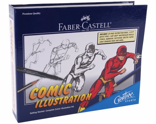 Comic Drawing Starter Kit - All the tools and instructions you need to learn to draw comic-style characters and backgrounds, create scenarios, and develop exciting graphic stories