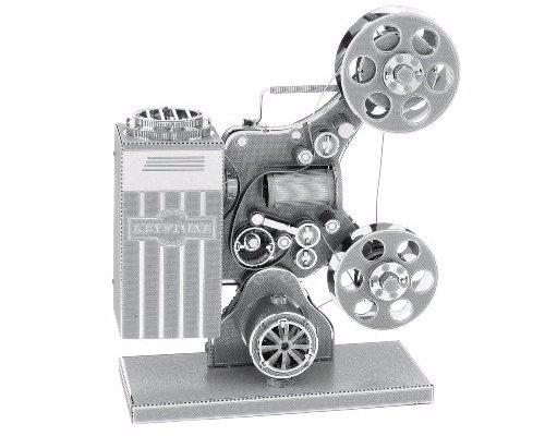 Movie Projector Metal Modelling Kit - Create a miniature metal movie projector