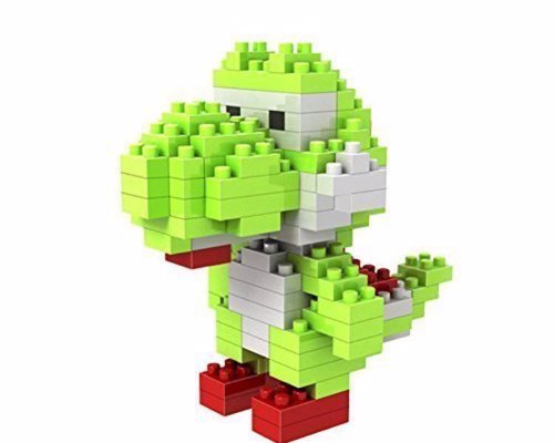 Yoshi 3D Block Puzzle - A micro-sized puzzle of the Super Mario sidekick Yoshi