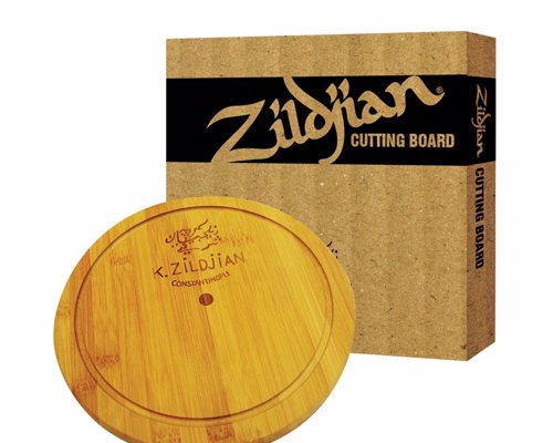 Zildjian Cymbal Cutting Board - An official kitchen chopping board made by one of the worlds leading cymbal brands