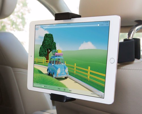 Kenu Airvue Car Tablet Mount - Keep the kids entertained with this well designed, versatile car headphone mount for tablets