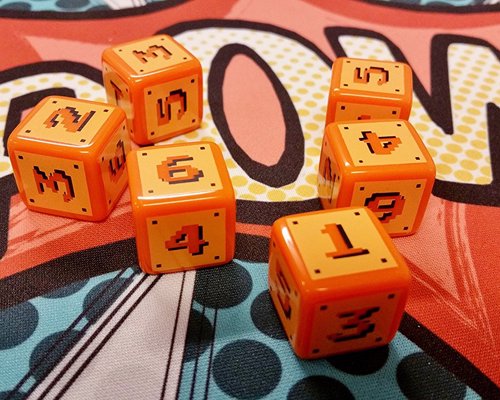 8-Bit Dice - Cool retro gaming dice in three designs