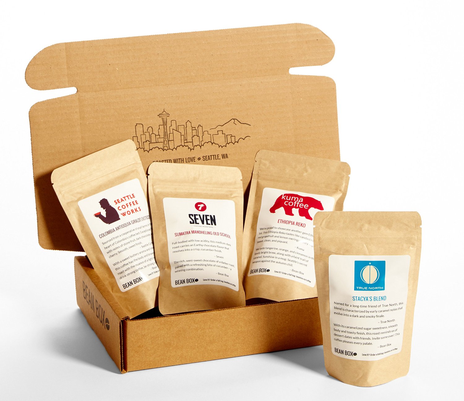 Bean Box Gourmet Coffee Sampler | Expertly Chosen Gifts