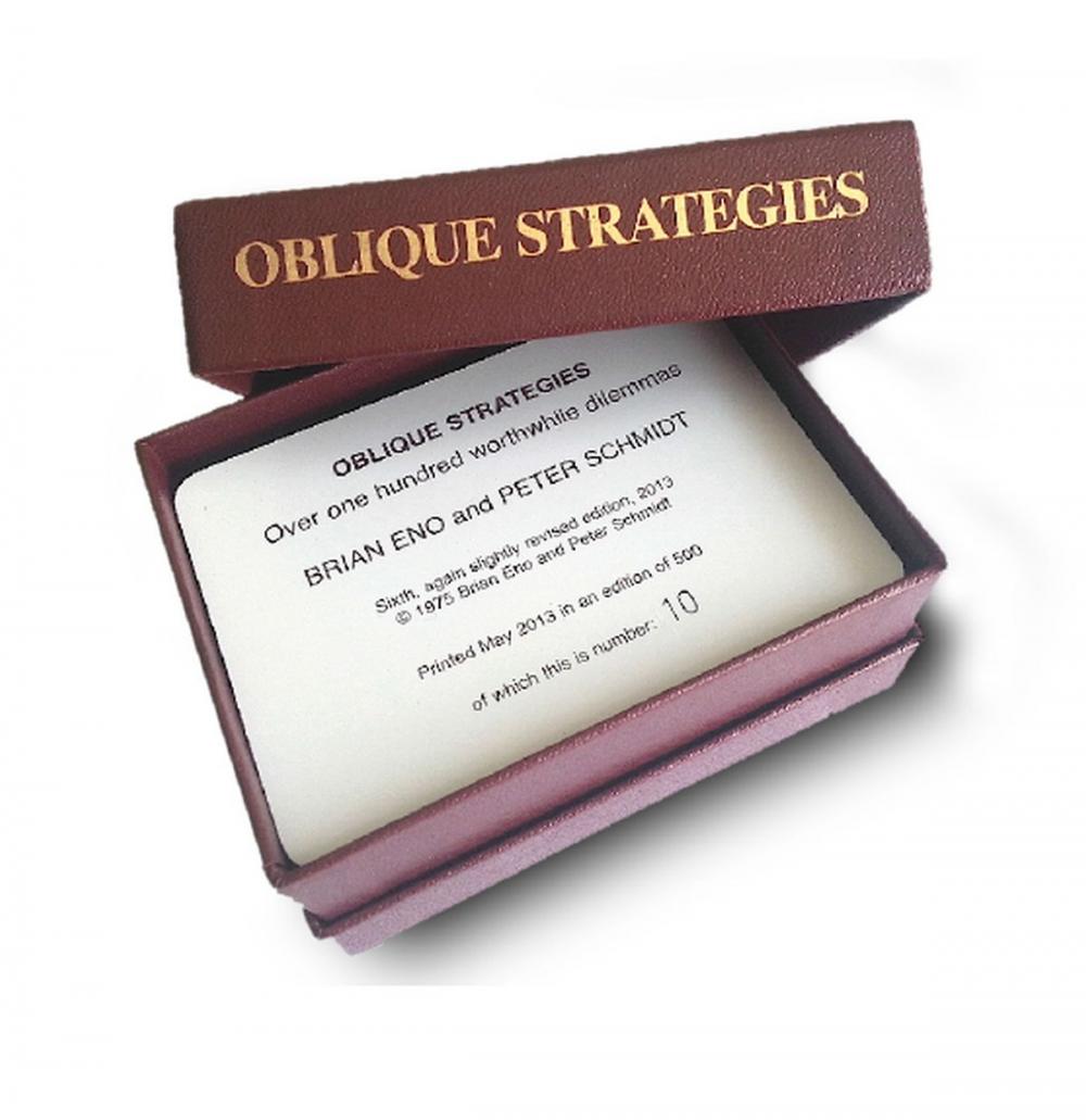 brian eno cards oblique strategies pdf creator