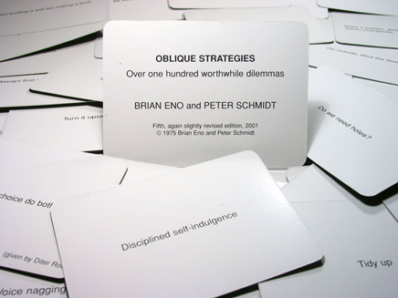 brian eno cards oblique strategies pdf creator