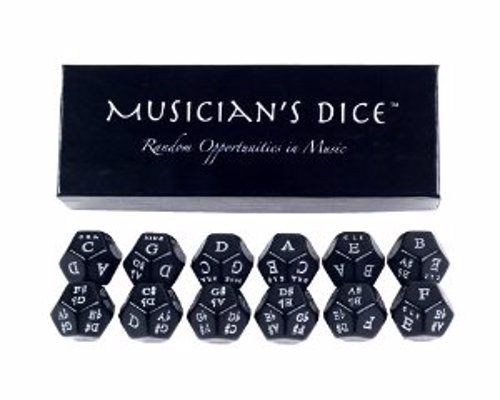 Musician's Dice - Creative tool great for composition ideas, improvisation, and study
