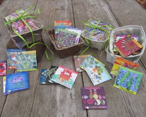 Hudson Valley Seed Art Packs - Heirloom and open-pollinated seed packs with unique artwork
