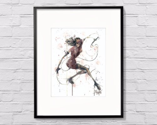 Arty Superhero Watercolor Prints - Show off your super hero fandom with a classy original painting